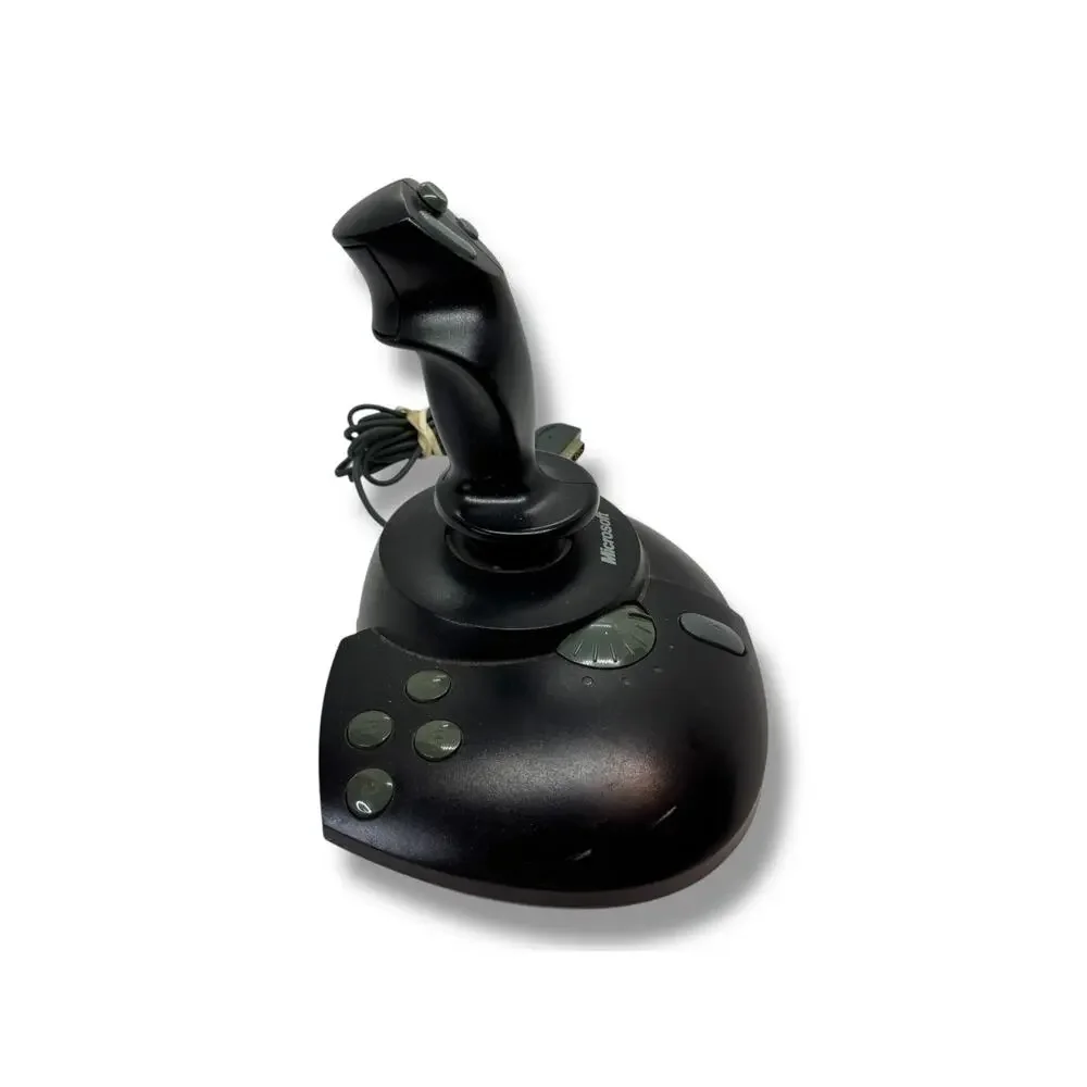 Microsoft SideWinder 3D Pro Plus Joystick Flight Stick Controller Vintage PC